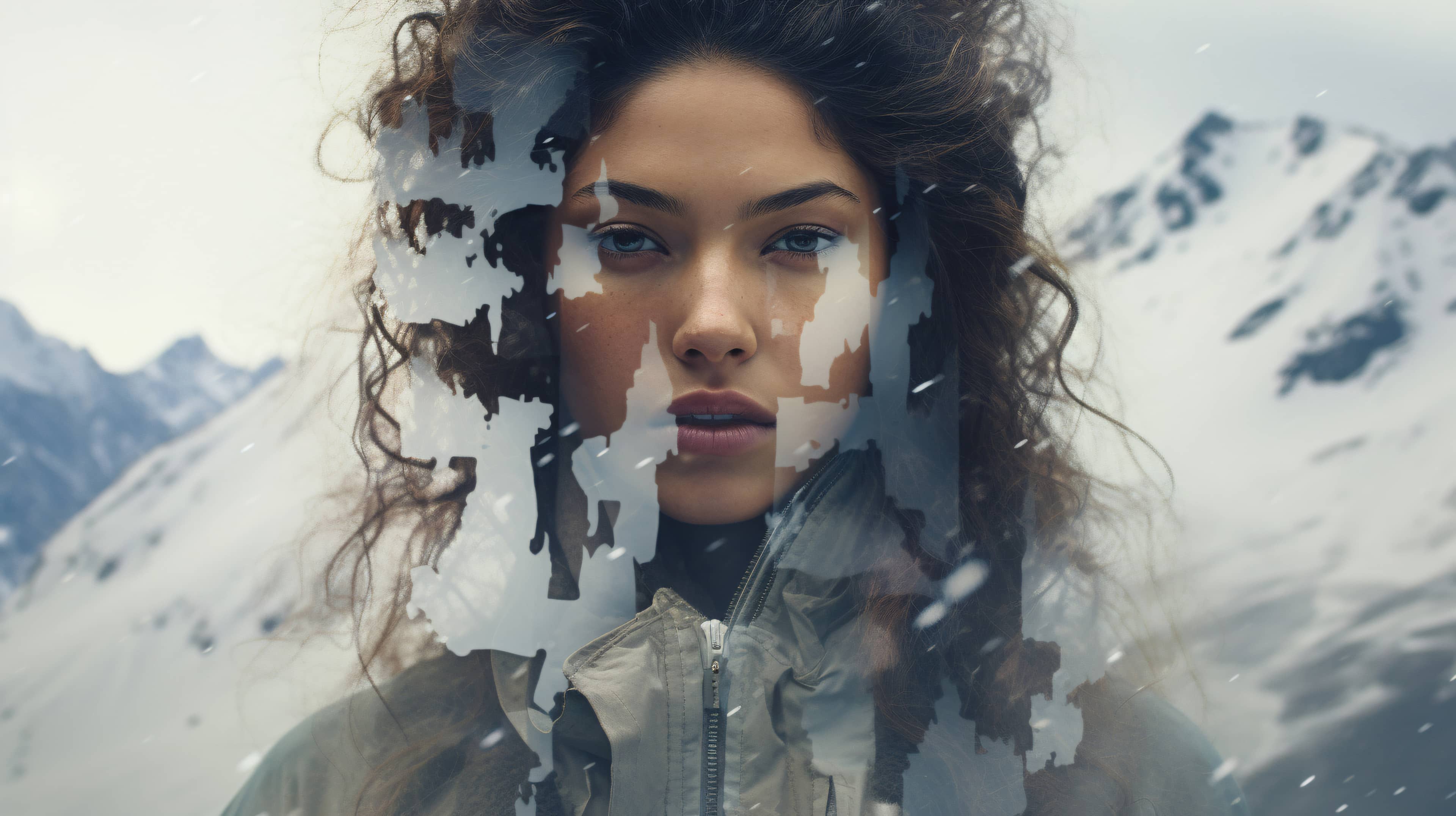AI generated fashion editorial scene